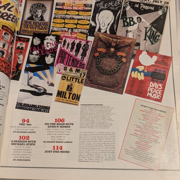 Life Magazine 40 Years of Rock & Roll Special Issue Dec 1, 1992 Like New! - Picture 6 of 6